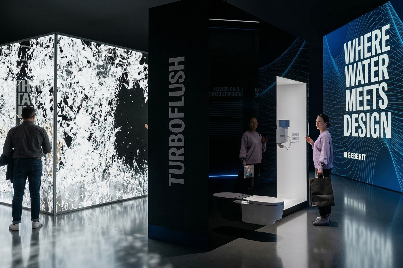 Geberit — 3D Video & Holobox at Salone del Mobile